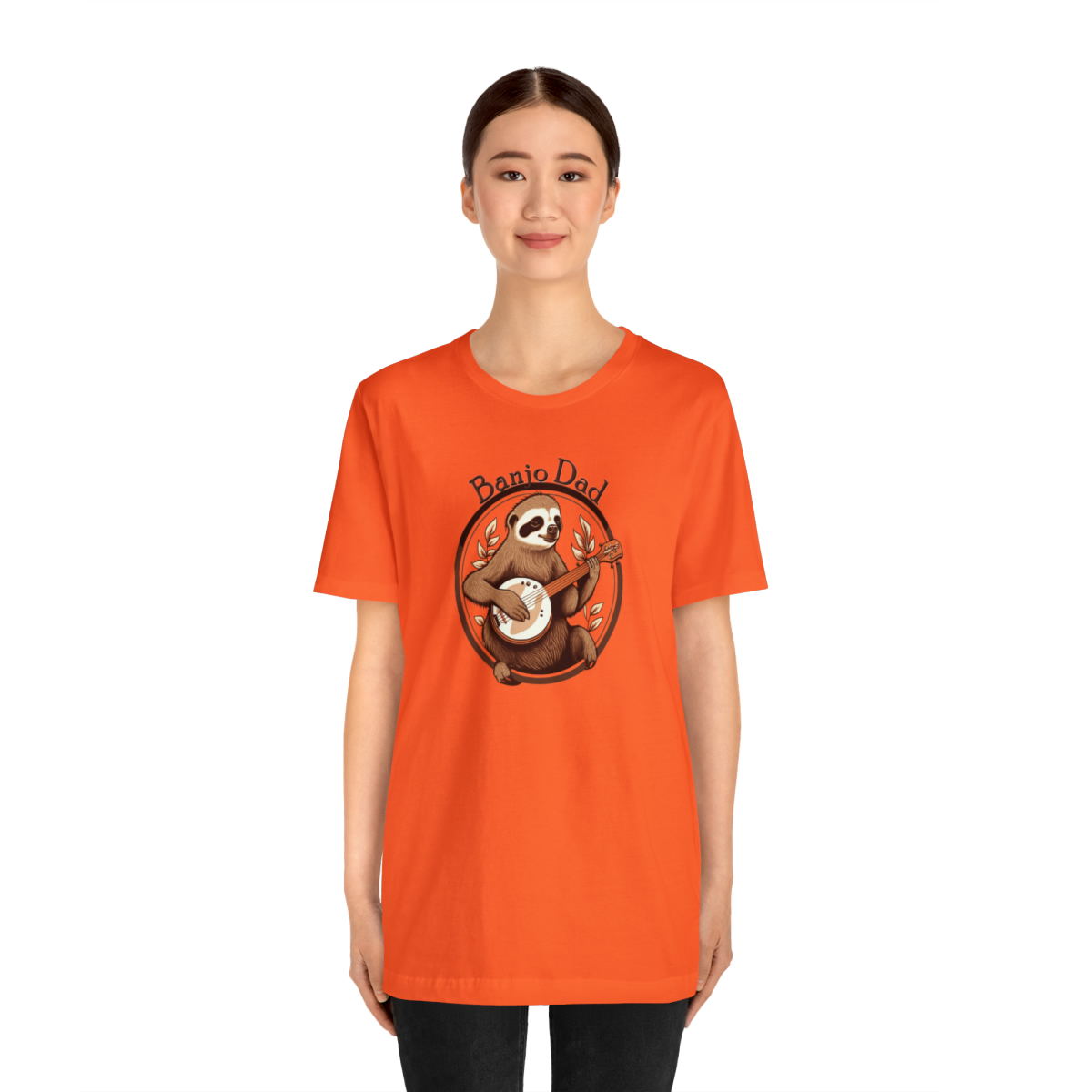 Banjo Dad - Sloth Banjo Shirt - Short Sleeve T - Banjo Gift, Fathers Day, Gift for Dad, Banjo Player, Bluegrass Music, Dad Musician Gift - Image 27