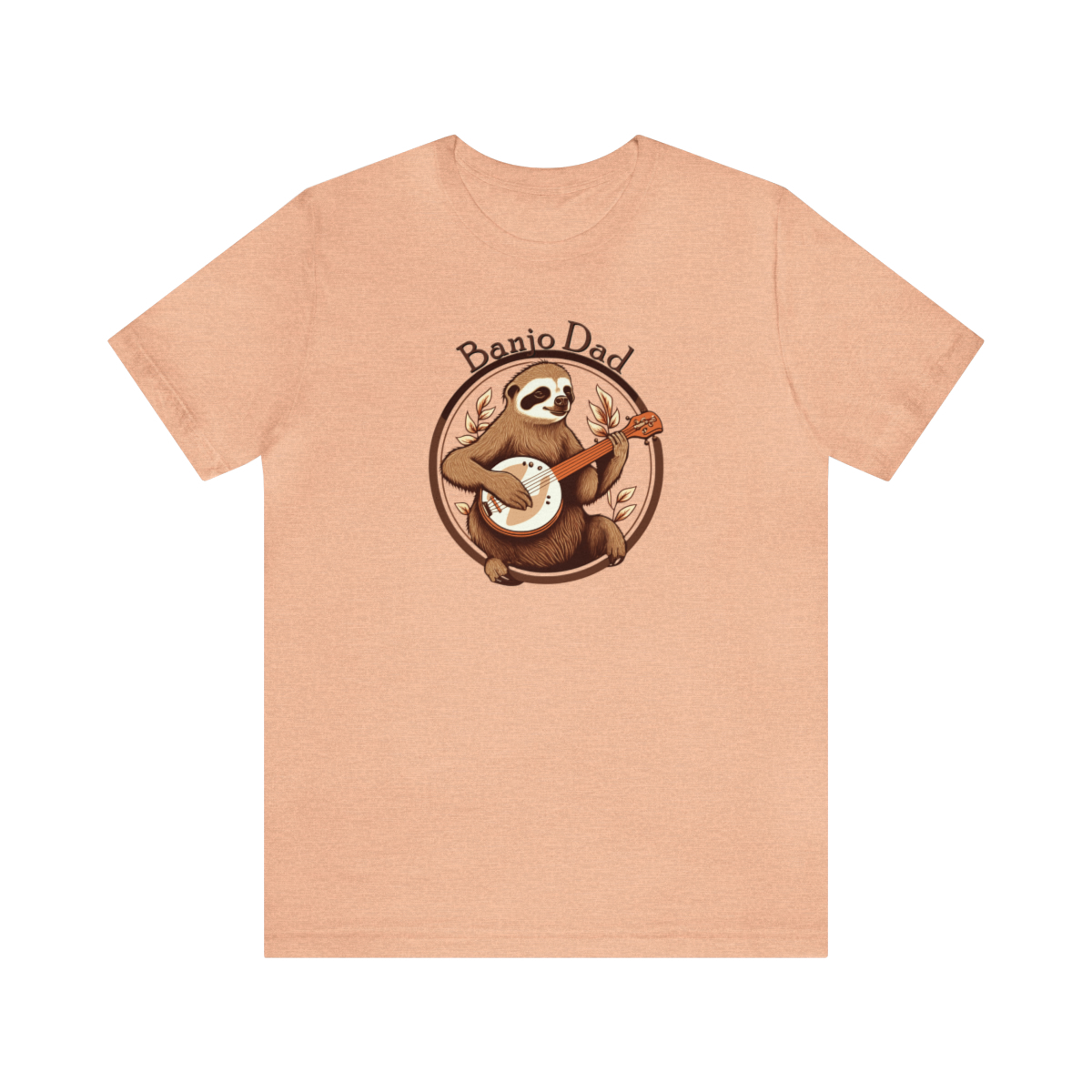 Banjo Dad - Sloth Banjo Shirt - Short Sleeve T - Banjo Gift, Fathers Day, Gift for Dad, Banjo Player, Bluegrass Music, Dad Musician Gift - Image 61