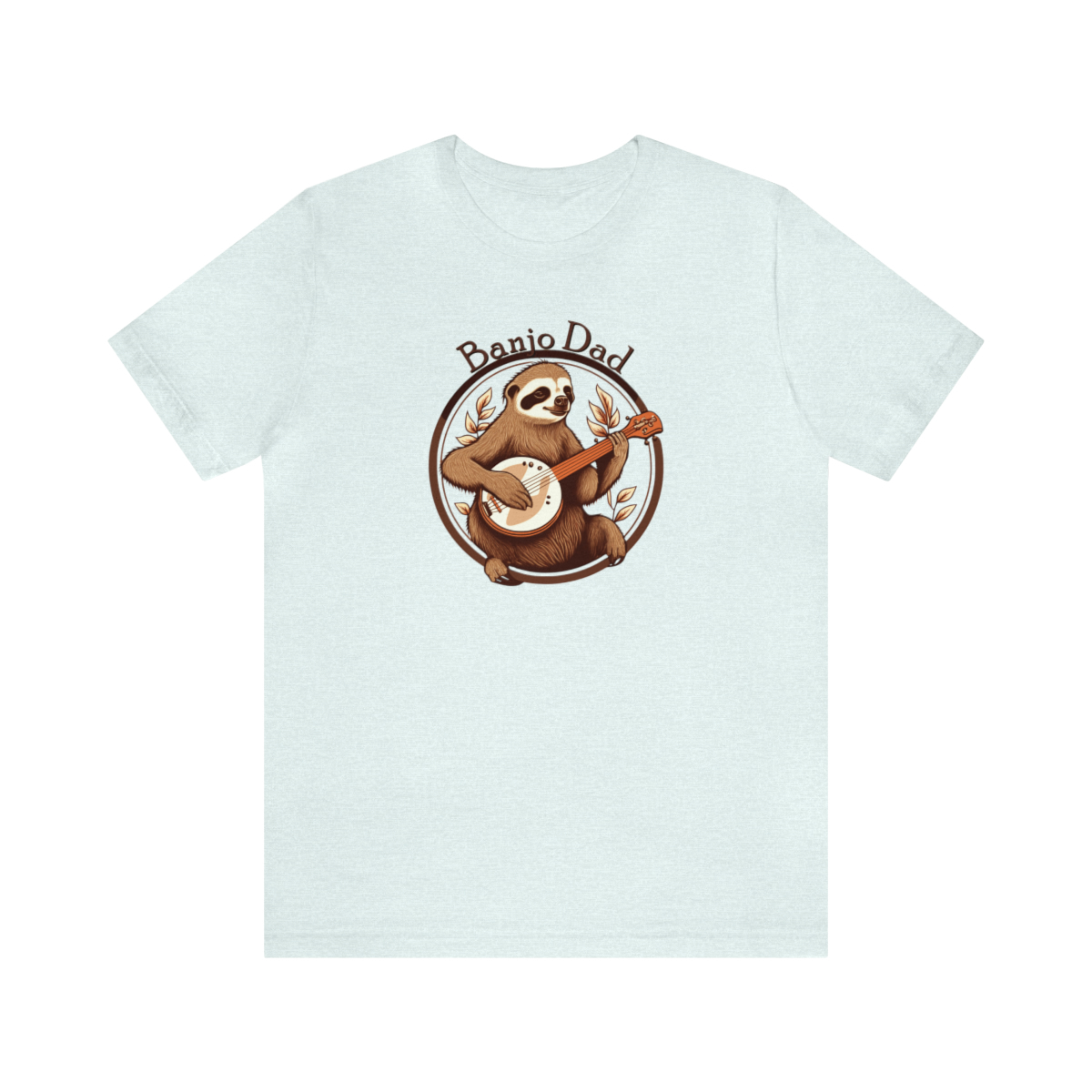 Banjo Dad - Sloth Banjo Shirt - Short Sleeve T - Banjo Gift, Fathers Day, Gift for Dad, Banjo Player, Bluegrass Music, Dad Musician Gift - Image 97