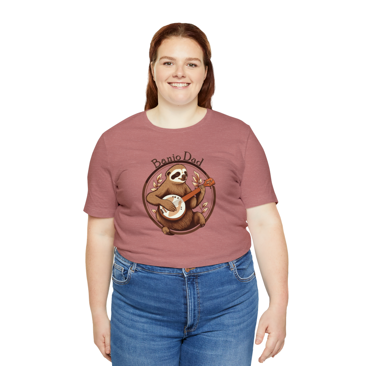 Banjo Dad - Sloth Banjo Shirt - Short Sleeve T - Banjo Gift, Fathers Day, Gift for Dad, Banjo Player, Bluegrass Music, Dad Musician Gift - Image 43